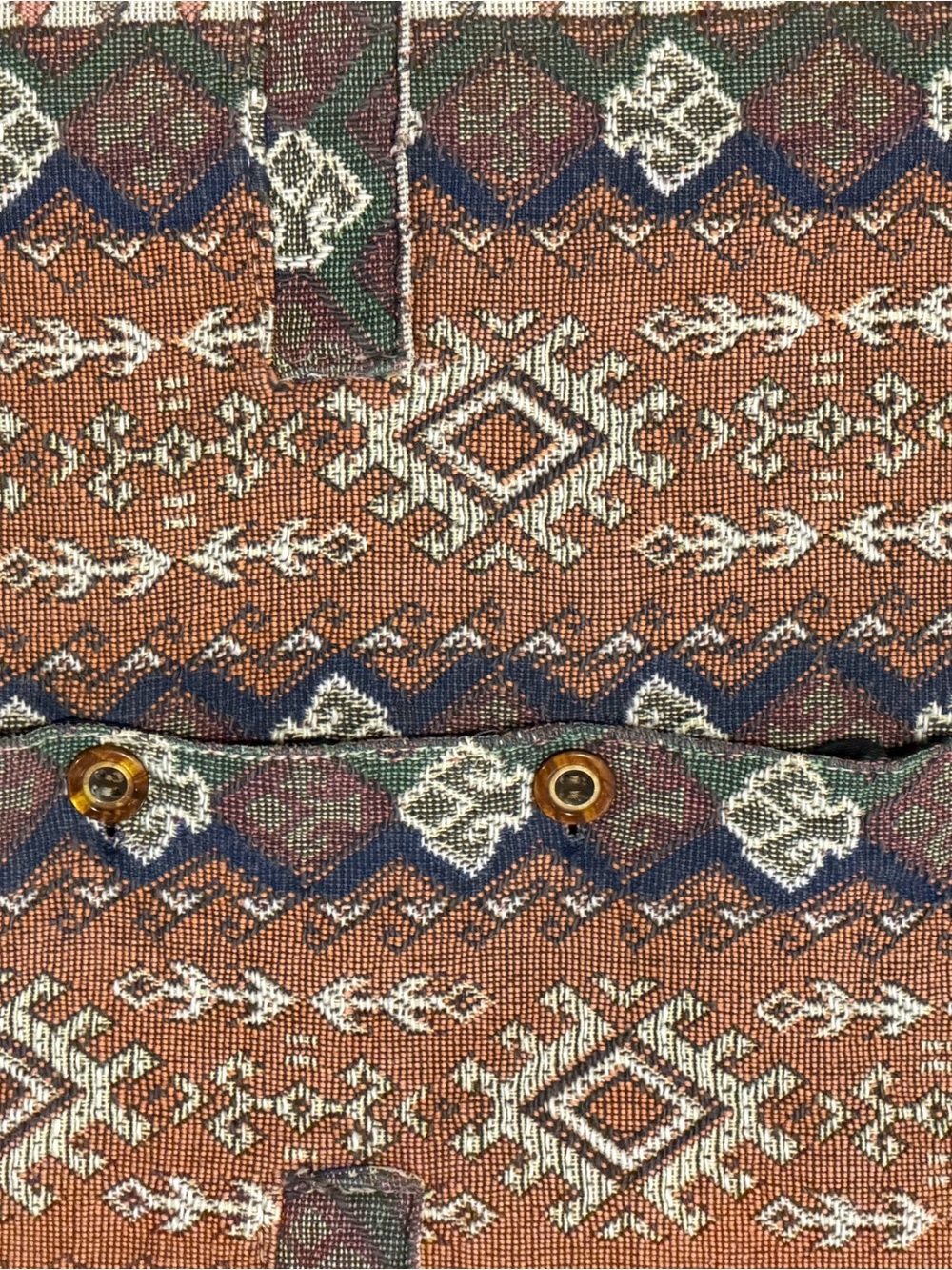 Vintage Southwest Tapestry Vest Boho Western Festival Cottagecore M/L - Picture 6 of 6